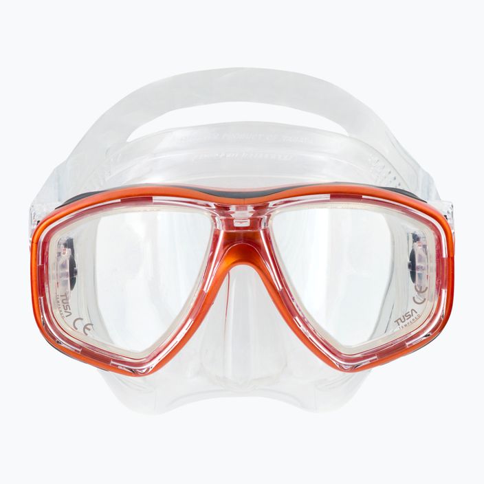 Mască de înot TUSA Ceos Mask, portocaliu, M-212 2