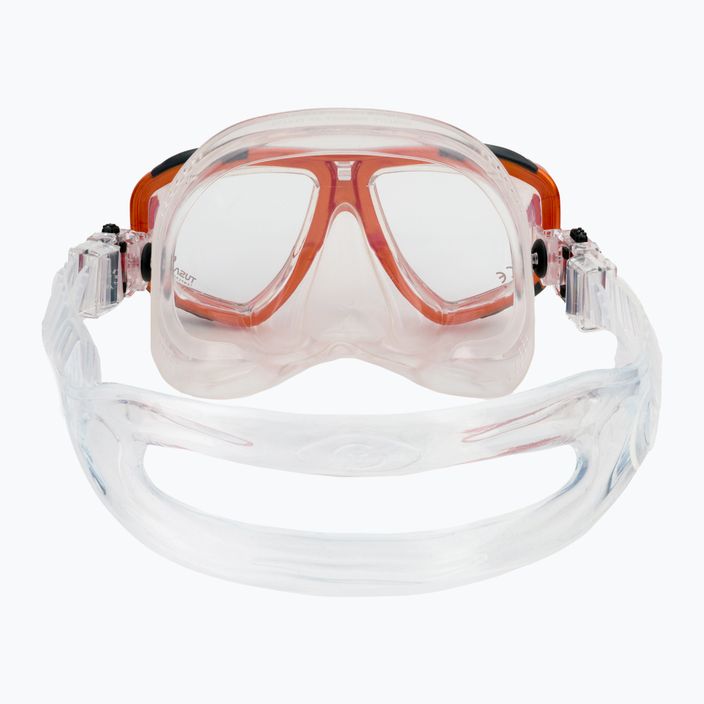 Mască de înot TUSA Ceos Mask, portocaliu, M-212 5
