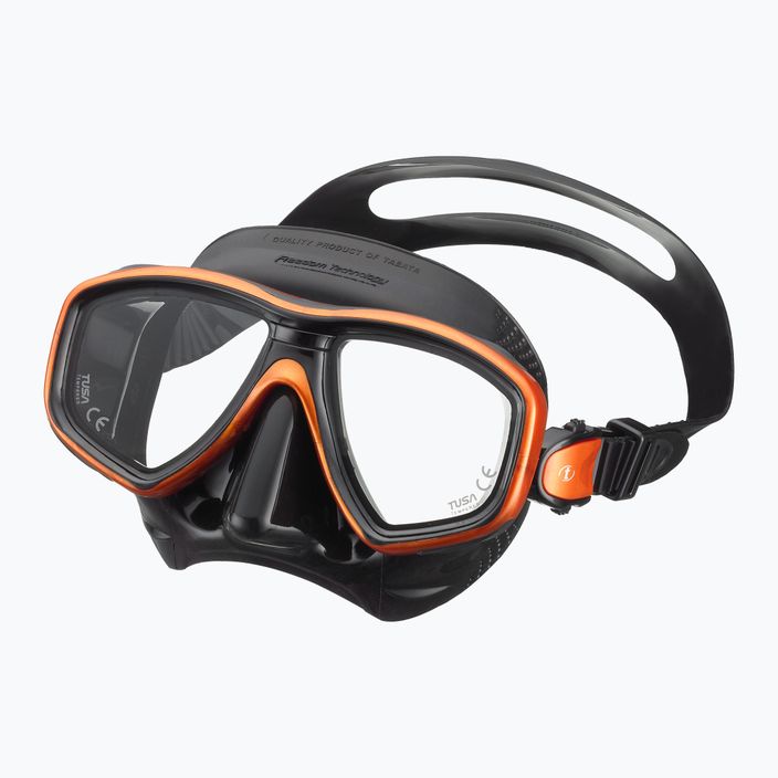 Mască de înot TUSA Ceos Mask, portocaliu, M-212 2