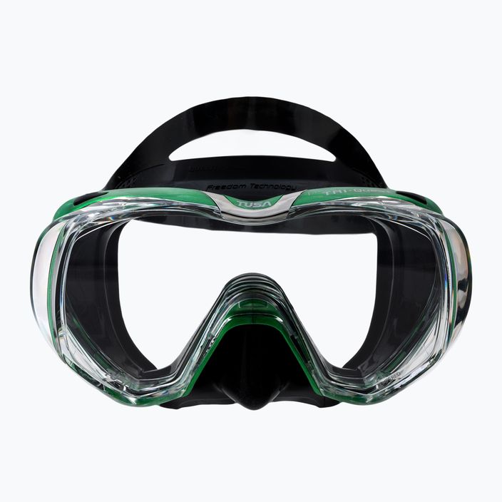 Mască de înot TUSA Tri-Quest Fd Mask, verde, M-3001 2