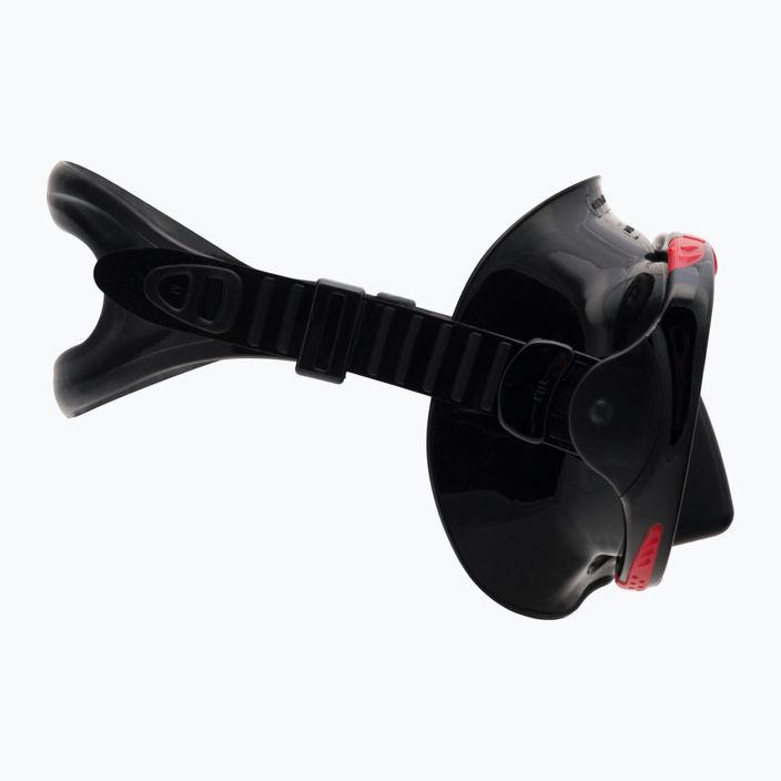 TUSA Powerview Dive Set Mască + Snorkel negru / roșu UC 2425 3