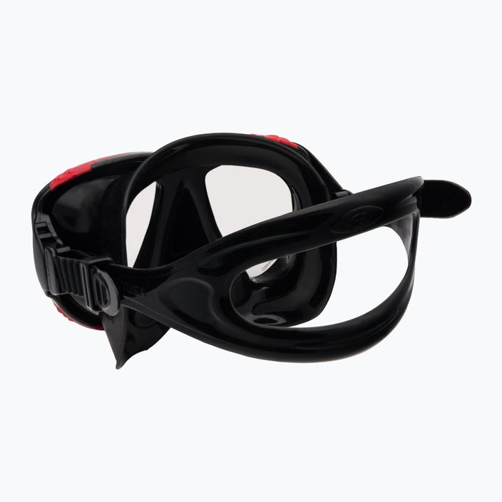 TUSA Powerview Dive Set Mască + Snorkel negru / roșu UC 2425 4