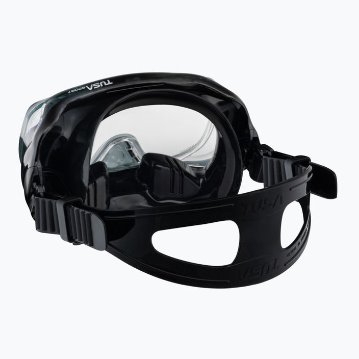 TUSA Mască + Snorkel set negru UC-3325P 4
