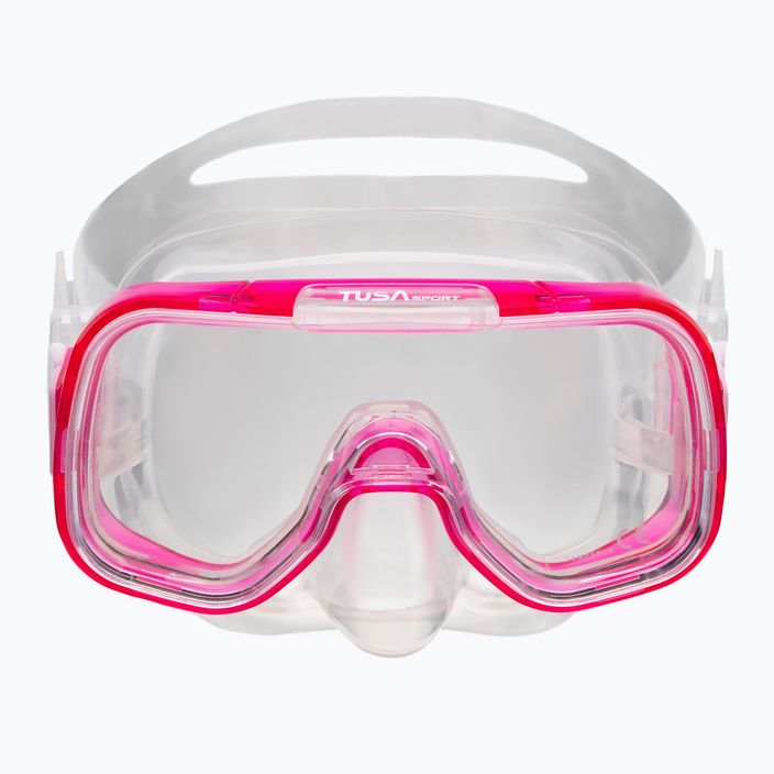 TUSA Baby Diving Set Mască de scufundare + Snorkel MINI-KLEIO roz UC-2022P 2