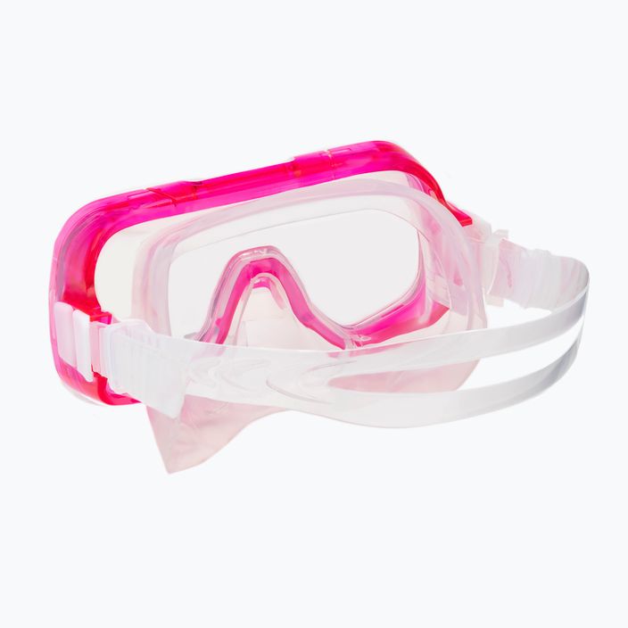 TUSA Baby Diving Set Mască de scufundare + Snorkel MINI-KLEIO roz UC-2022P 4