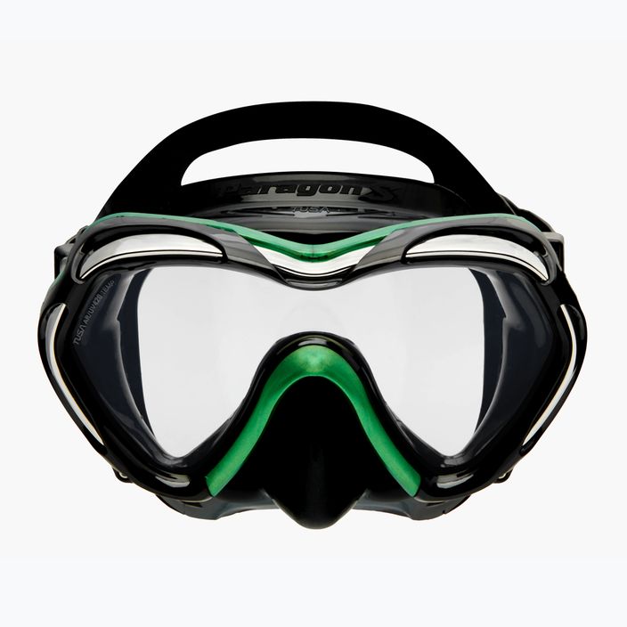Mască de înot TUSA Paragon S Mask, verde, M-1007 2