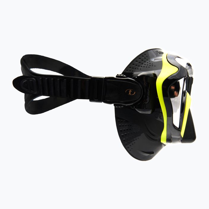 Mască de înot TUSA Paragon S Mask, galben, M-1007 3