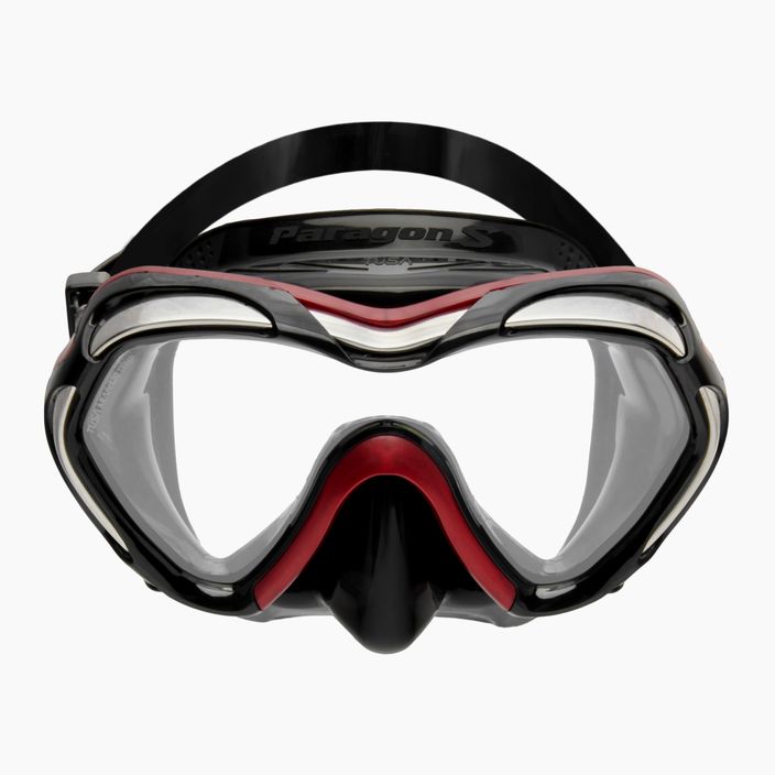Mască de înot TUSA Paragon S Mask, roșu, M-1007 2