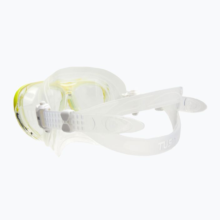 Mască de înot TUSA Intega Mask, alb, M-2004 4
