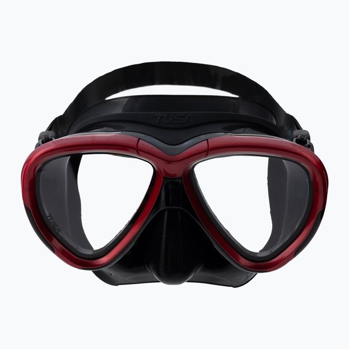 Mască de înot TUSA Intega Mask, roșu, M-212 2