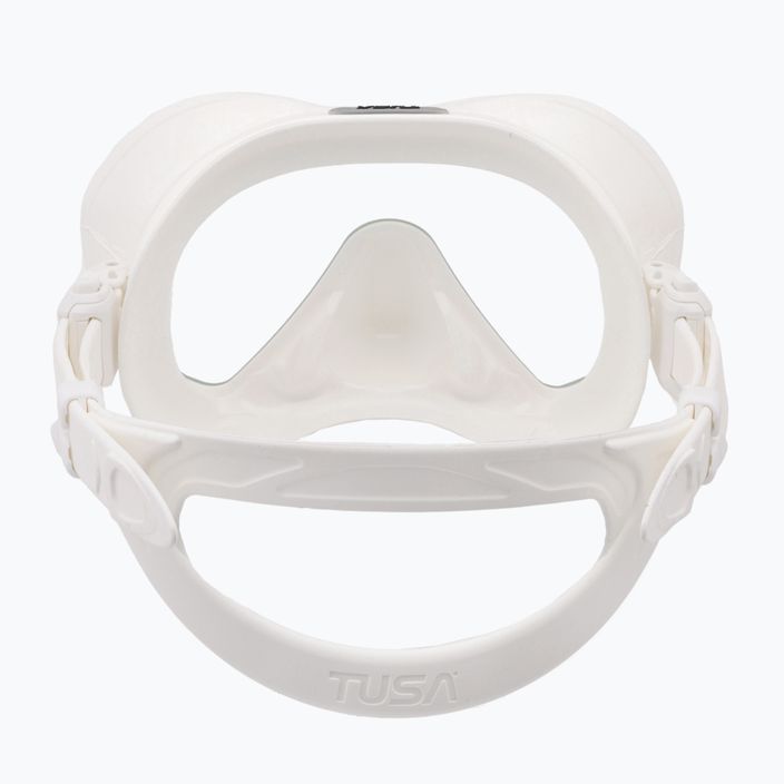 Mască de scufundări Tusa Zeense Pro alb M1010 5