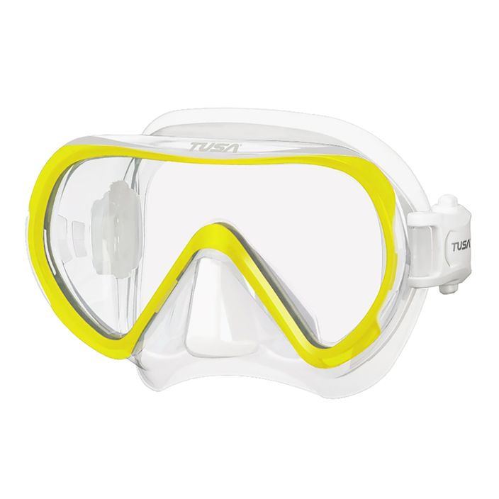 Mască de snorkeling TUSA Ino galbenă 2