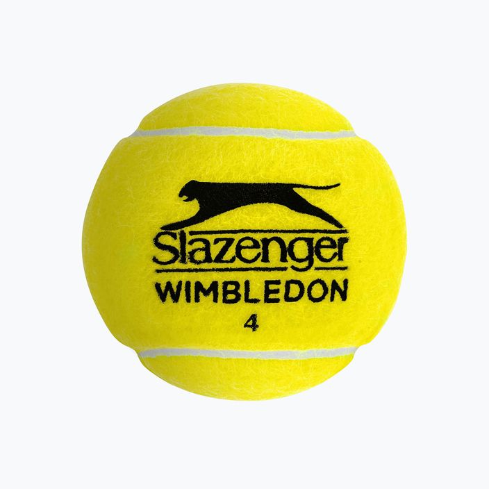 Mingi de tenis Slazenger Wimbledon 4 buc. galbene 340940 3