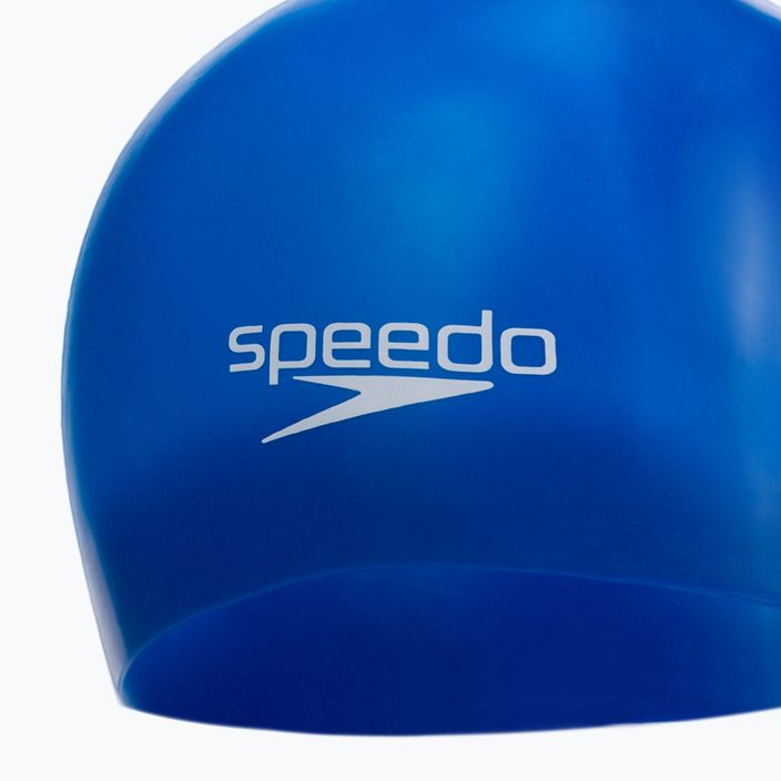 Șapcă de înot pentru copii Speedo Plain Moulded Silicone albastru marin 68-709900002 2