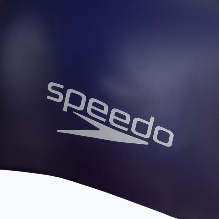 Șapcă de înot pentru copii Speedo Plain Moulded Silicone Junior albastru marin 68-70990 3