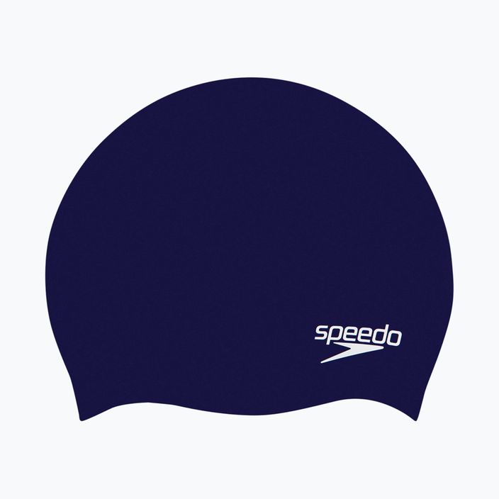 Șapcă de înot pentru copii Speedo Plain Moulded Silicone Junior albastru marin 68-70990 4
