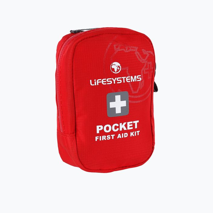 Trusă turistică Lifesystems Pocket First Aid Kit roșie LM1040SI 2