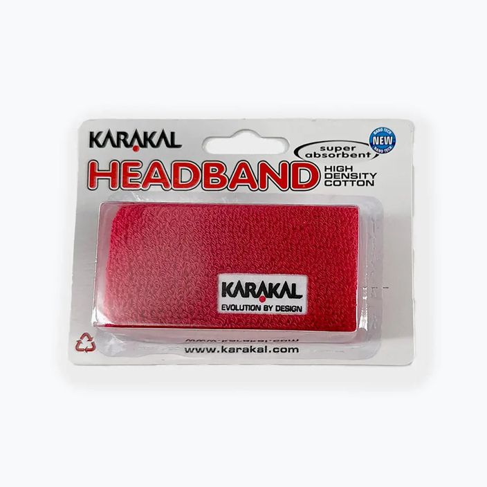 Bandană pentru cap Karakal Headband red