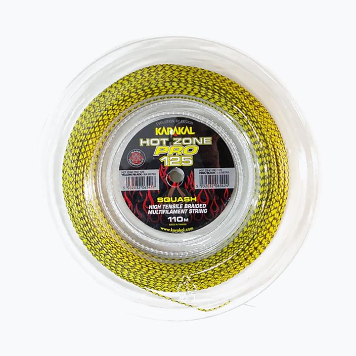 Cordaj de squash Karakal Hot Zone Pro 125 11 m yellow/black 3