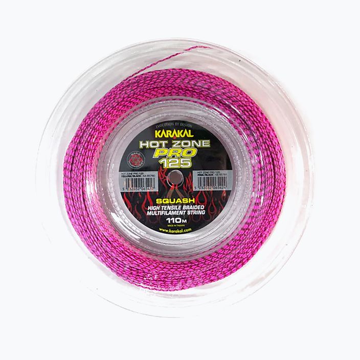 Cordaj de squash Karakal Hot Zone Pro 125 11 m pink/black 3