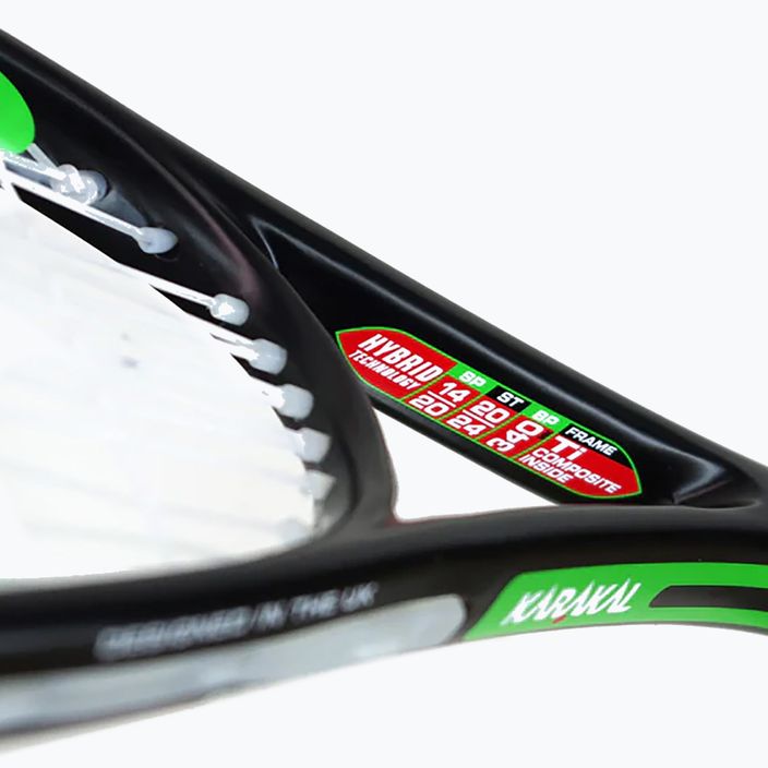 Rachetă de squash Karakal Pro Hybrid black/green 6