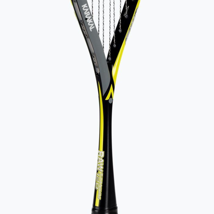 Rachetă de squash Karakal Raw 120 negru și galben KS20012 4