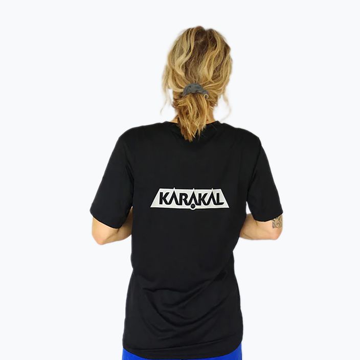 Tricou de tenis pentru bărbați Karakal Pro Tour Tee negru KC5421 4