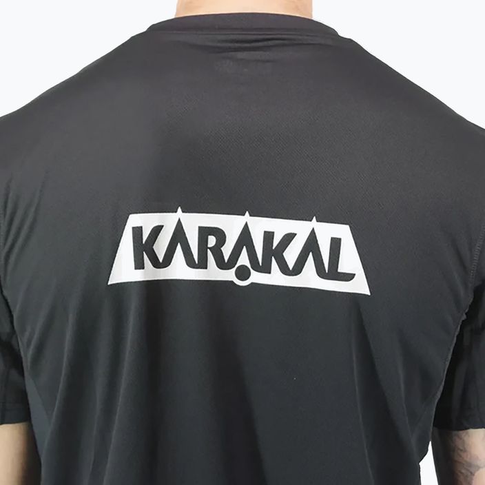 Tricou de tenis pentru bărbați Karakal Pro Tour Tee negru KC5421 6