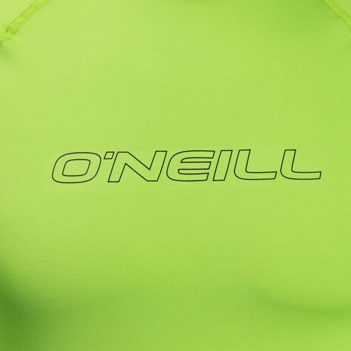 Surf cămașă O'Neill Basic Skins LS Rash Guard verde lime 3342 3