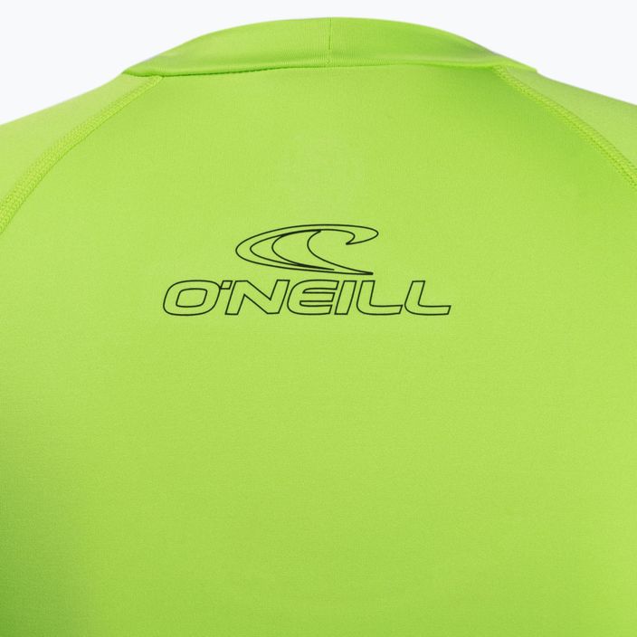 Surf cămașă O'Neill Basic Skins LS Rash Guard verde lime 3342 4