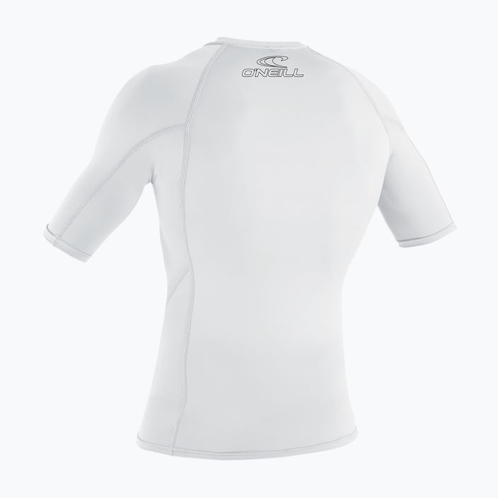 O'Neill Basic Skins Rash Guard tricou de înot pentru copii alb 2
