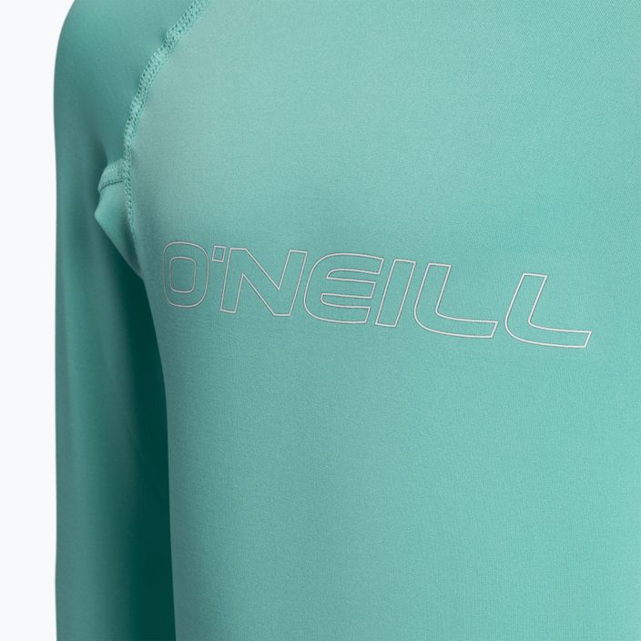 Bărbați O'Neill Basic Skins L/S Rash Guard cămașă de înot cu mânecă lungă pentru bărbați, verde 3346 3