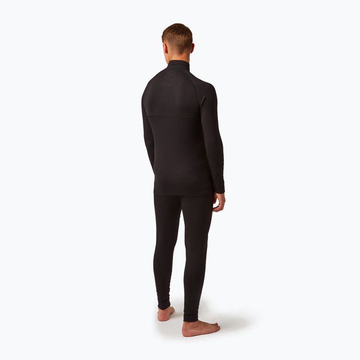 Bluză termoactivă pentru bărbați Surfanic Bodyfit Zip Neck black 3