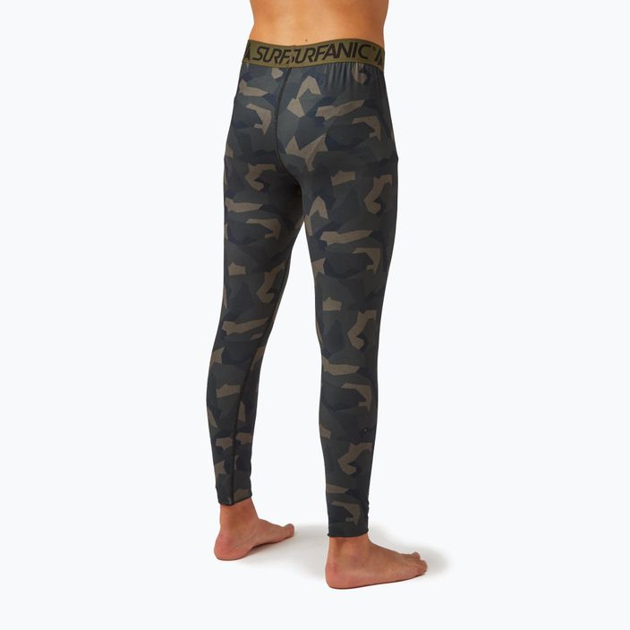 Pantaloni termoactivi pentru bărbați Surfanic Bodyfit Limited Edition Long John forest geo camo 2