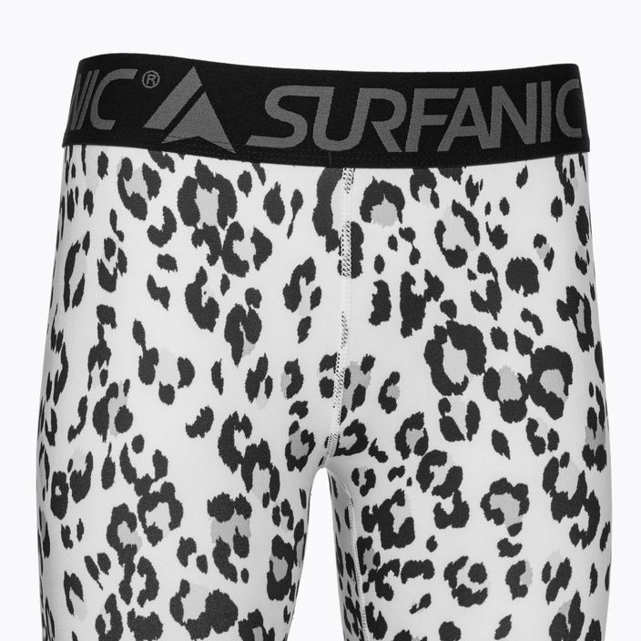 Pantaloni termoactivi pentru femei Surfanic Cozy Limited Edition Long John snow leopard 5