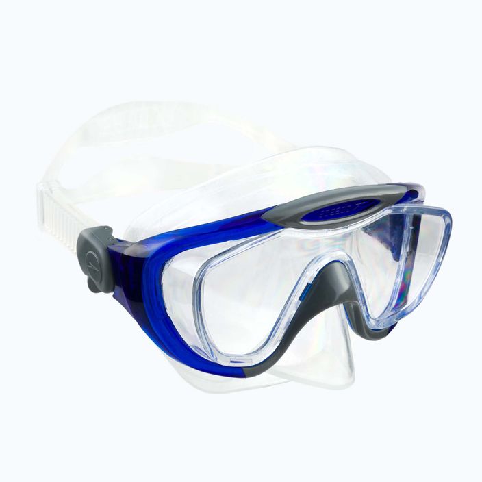 Speedo Glide Glide Snorkel Fin mască + aripioare + set snorkel albastru 8-016595052 2