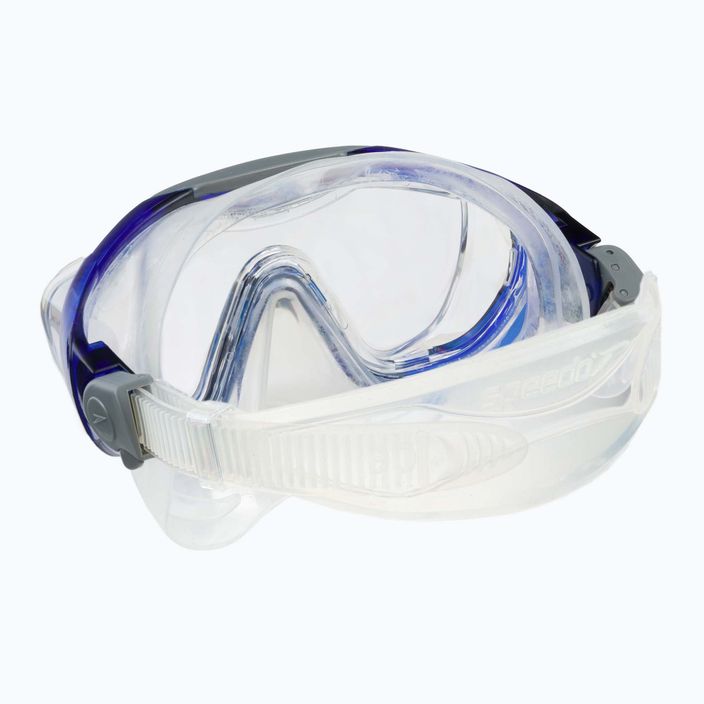 Speedo Glide Glide Snorkel Fin mască + aripioare + set snorkel albastru 8-016595052 3