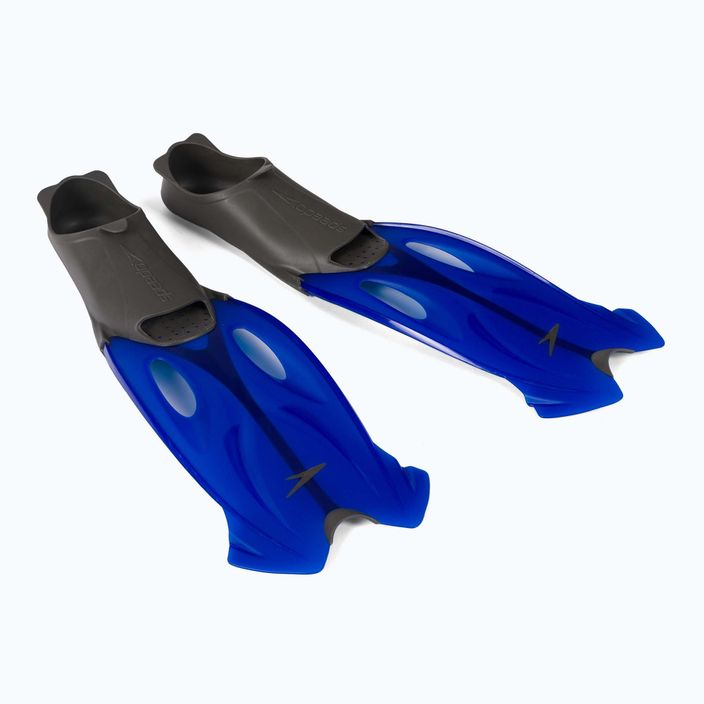 Speedo Glide Glide Snorkel Fin mască + aripioare + set snorkel albastru 8-016595052 5