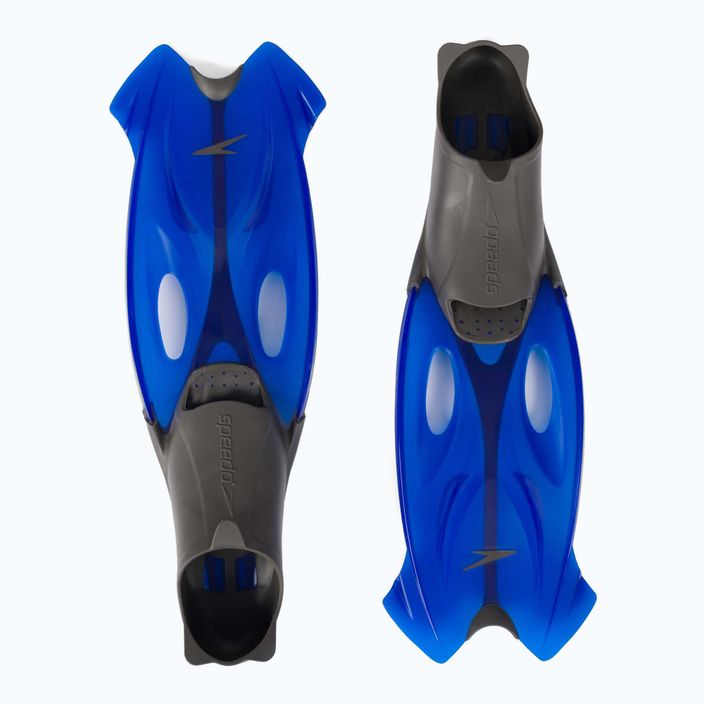 Speedo Glide Glide Snorkel Fin mască + aripioare + set snorkel albastru 8-016595052 6