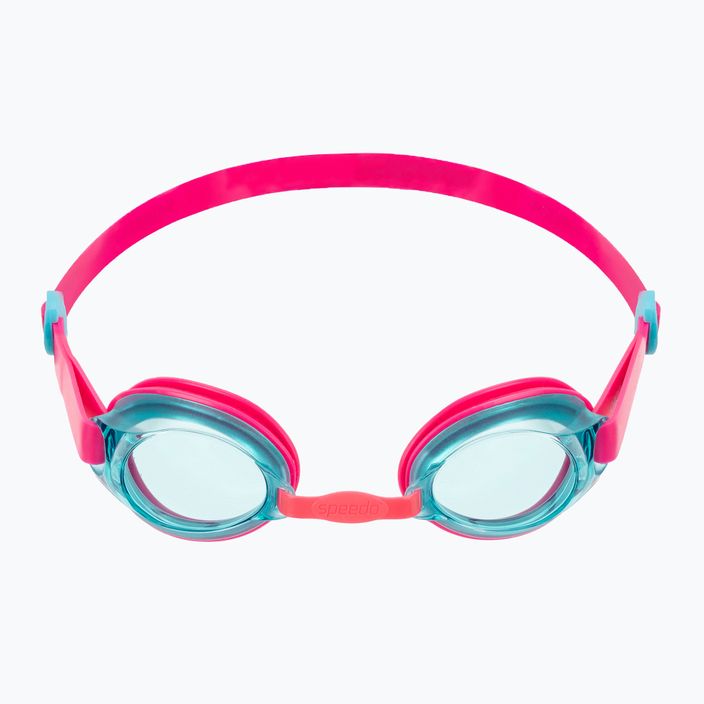Speedo Jet V2 Kit de înot pentru copii Șapcă de cap + ochelari de protecție asortați portocaliu/roz 3