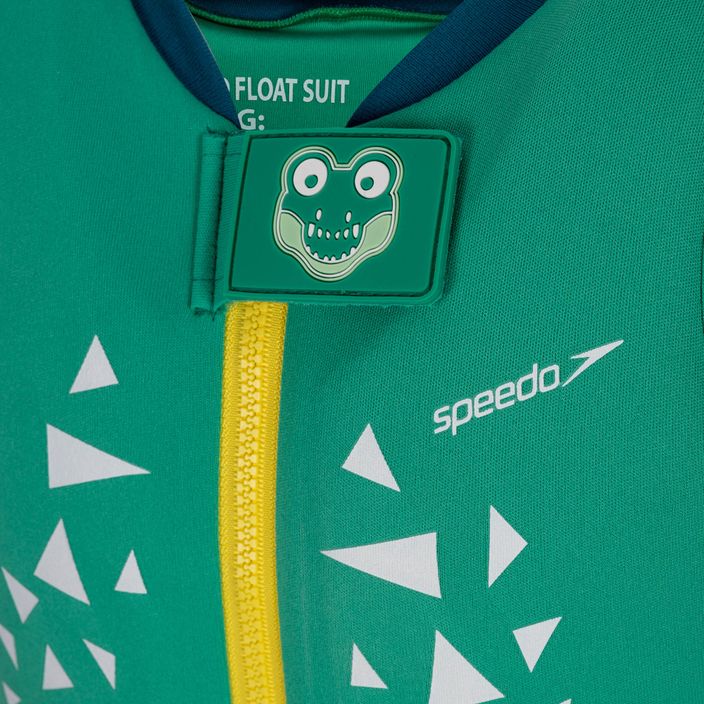 Costum de baie pentru copii Speedo Croc Printed Float + vesta verde 3