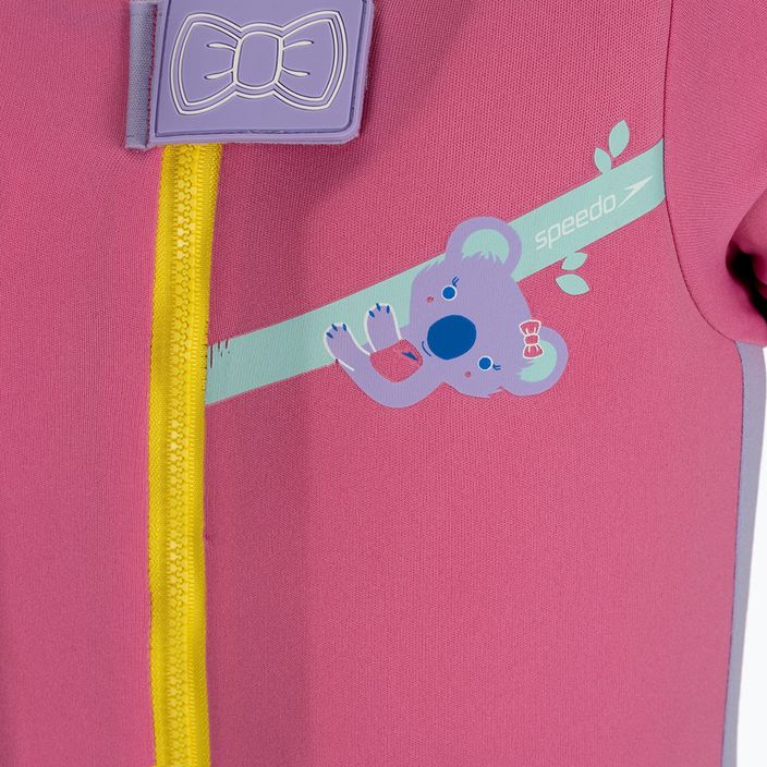 Speedo Koala Koala Printed Float costum de baie pentru copii + vestă roz 8-12258 3