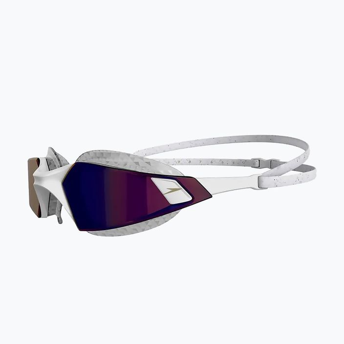 Ochelari de înot Speedo Aquapulse Pro Mirror alb/violet 3