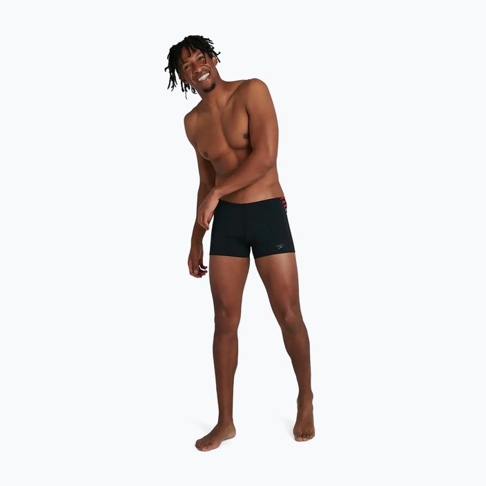 Speedo Tech Panel Aquashort pantaloni de înot pentru bărbați negru 68-04510G183 2