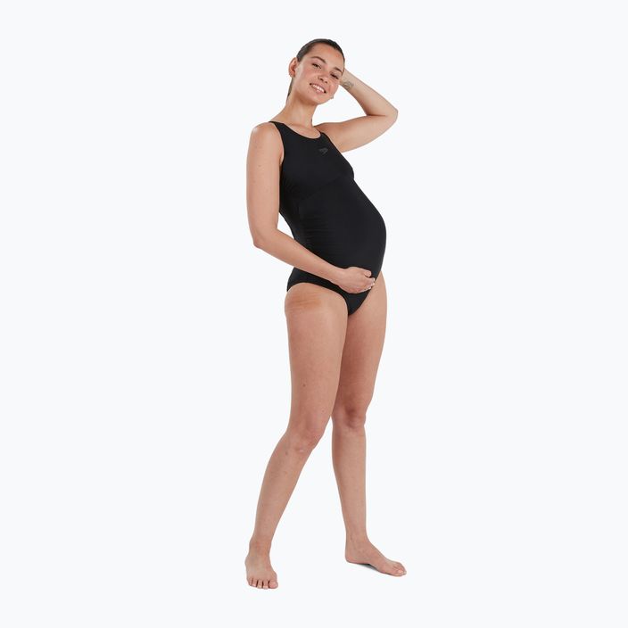 Speedo Maternity Fitness costum de baie dintr-o singură piesă pentru femeile însărcinate negru 68-12911 6