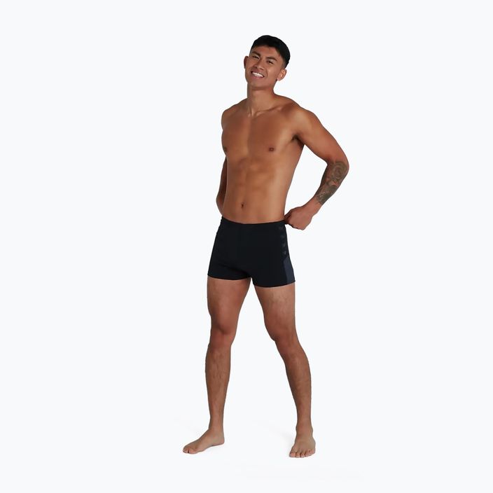 Pantaloni de baie Speedo Boom Logo Splice pentru bărbați negru 128239023 5