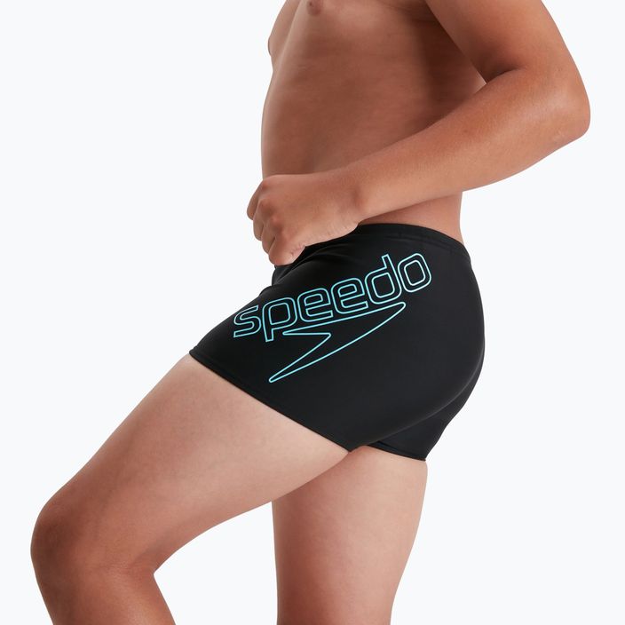 Pantaloni de baie Speedo Boom Logo Placement pentru bărbați negru 68-12406F888 7