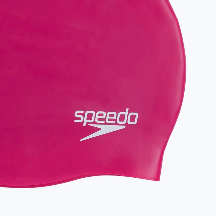 Speedo Cască de înot din silicon simplu turnat roz 68-70984B495 4