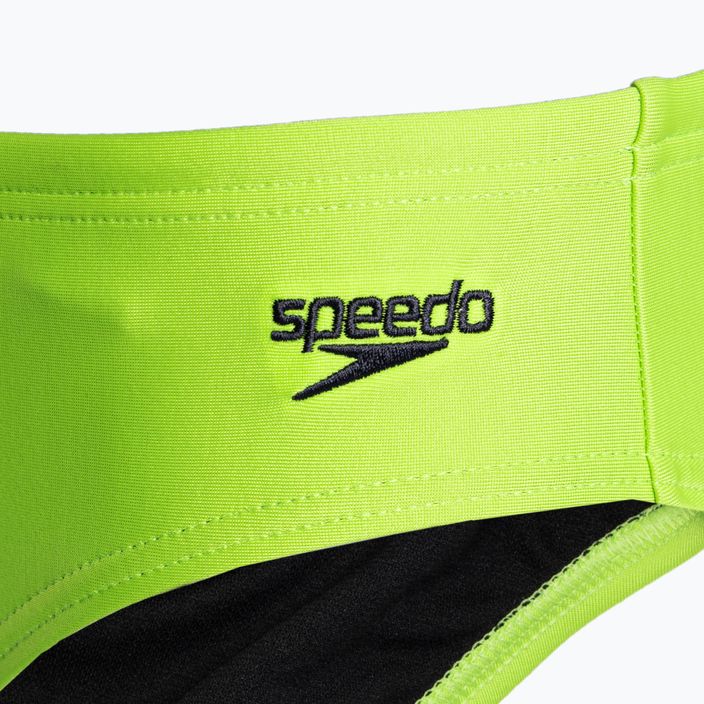 Speedo slip de înot pentru copii Speedo Logo Speedo 6,5 cm Slip verde 68-05533G694 3