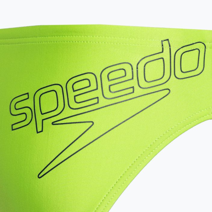 Speedo slip de înot pentru copii Speedo Logo Speedo 6,5 cm Slip verde 68-05533G694 4